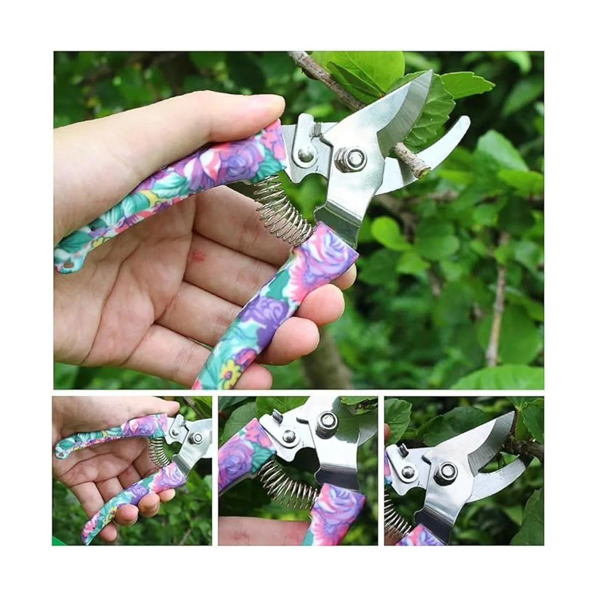 JUMPHIGH Juego de 10 herramientas de jardinería con_4