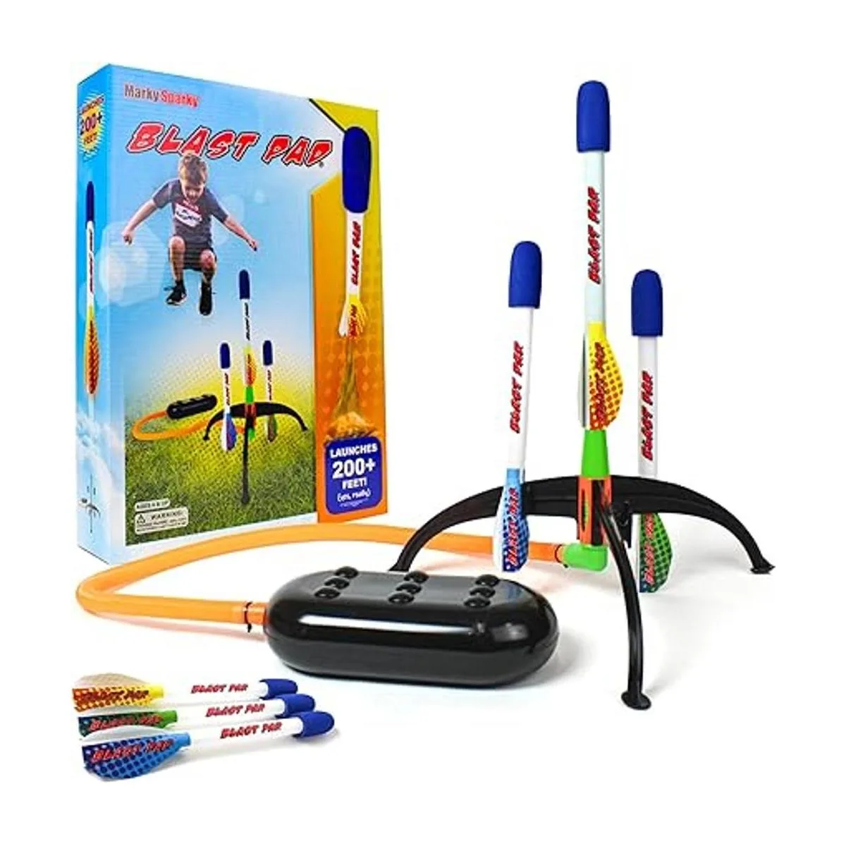 Marky Sparky Lanzador de cohetes de juguete Blast Pad_1
