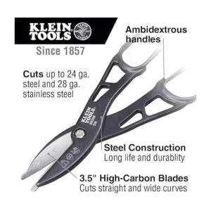 Klein Tools 89556 Cortador de metal lata cortada con_2