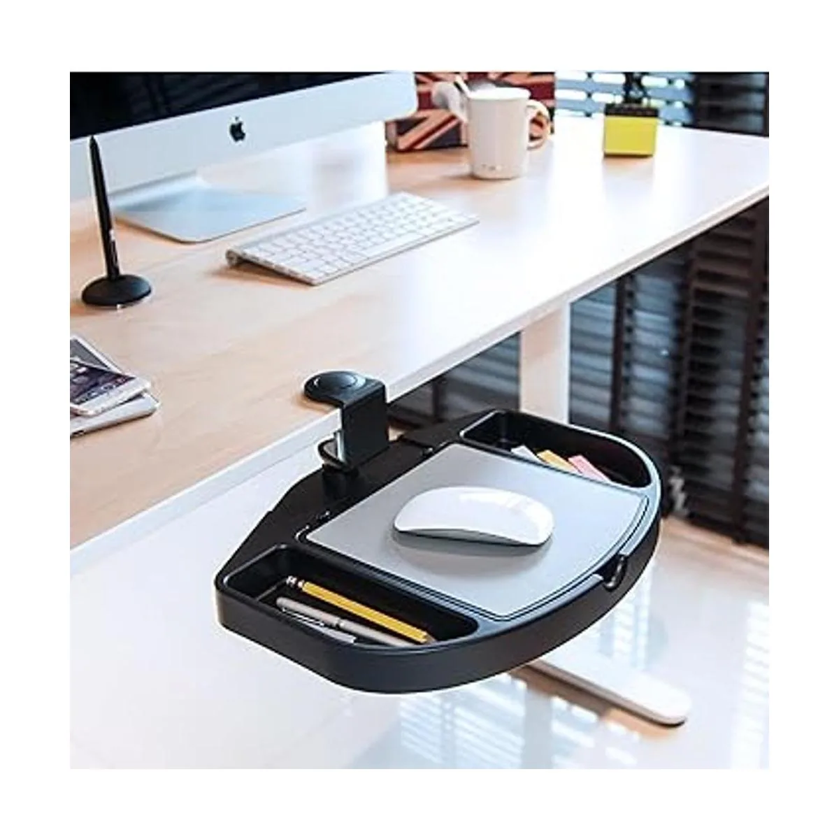EHO Prime Bandeja giratoria para mouse con clip de 360_6