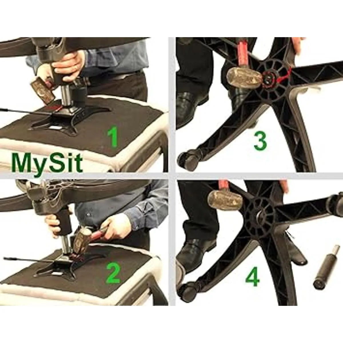 MySit Silla de oficina de 2.2 pulgadas repuesto de_3