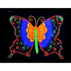 Midnight Glo Juego de 8 botellas de pintura acrílica negra_3