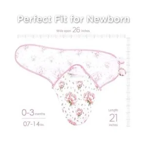 Manta de bebé para niños y niñas paquete de 3 pañales de_2