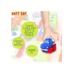 Big Mos Toys Vehículos de juguete de goma suave para_4