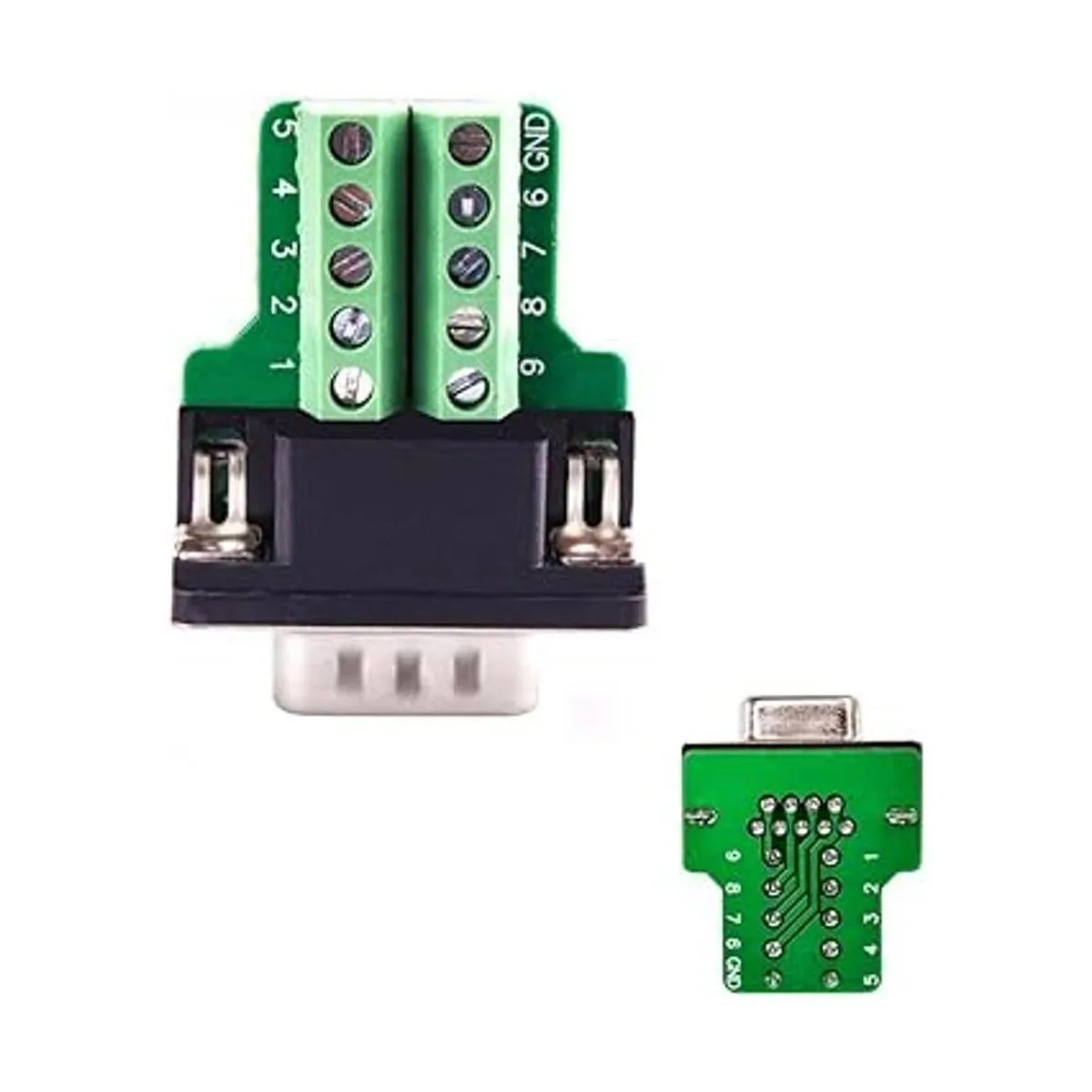Conector DB9 RS232 DSUB macho adaptador de puerto de 9 pines_2