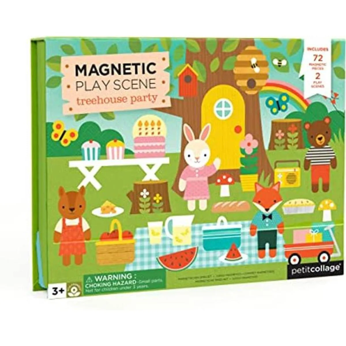 Petit Collage Animal Friends Tablero magnético de juego_1