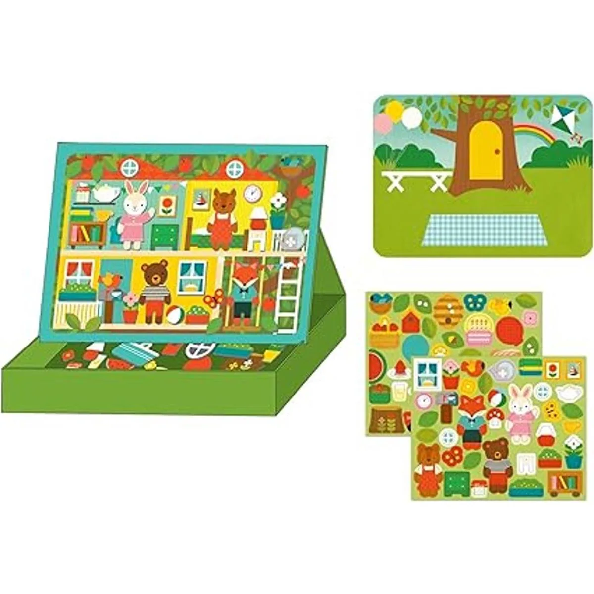 Petit Collage Animal Friends Tablero magnético de juego_2