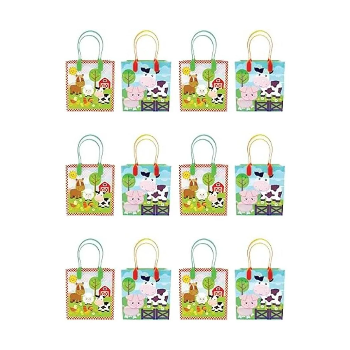 Tiny Mills Barnyard Bolsas de regalo con asas animales_2