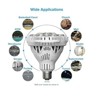 SANSI Bombilla LED de 300 vatios bombilla LED brillante_6