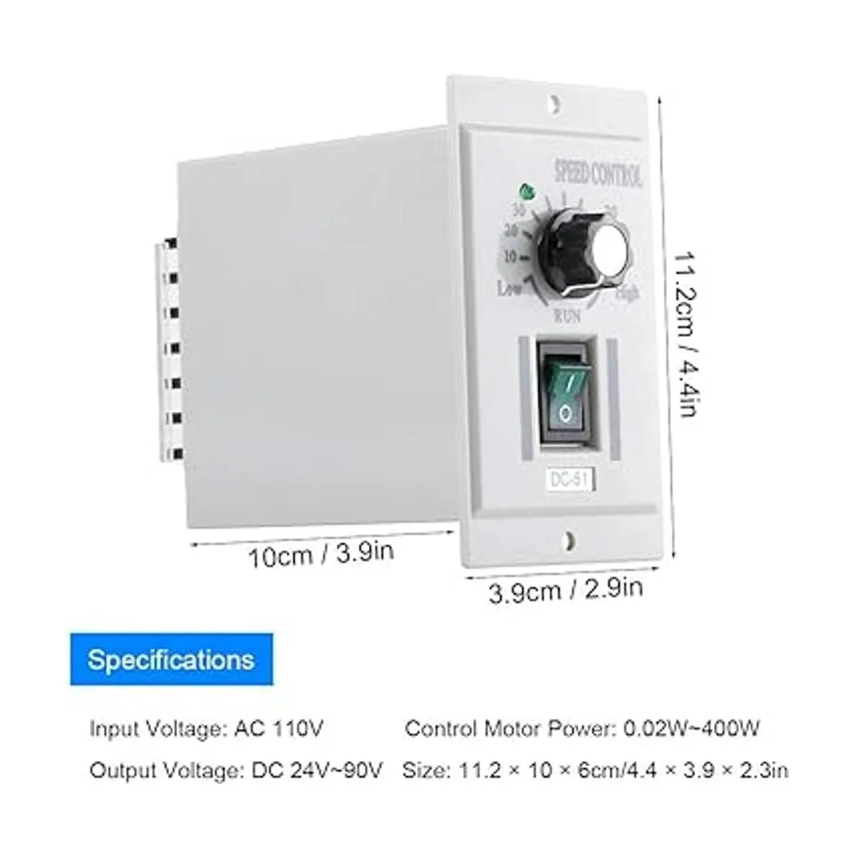 AC 110 V DC de entrada 24 V salida driver de velocidad de_6