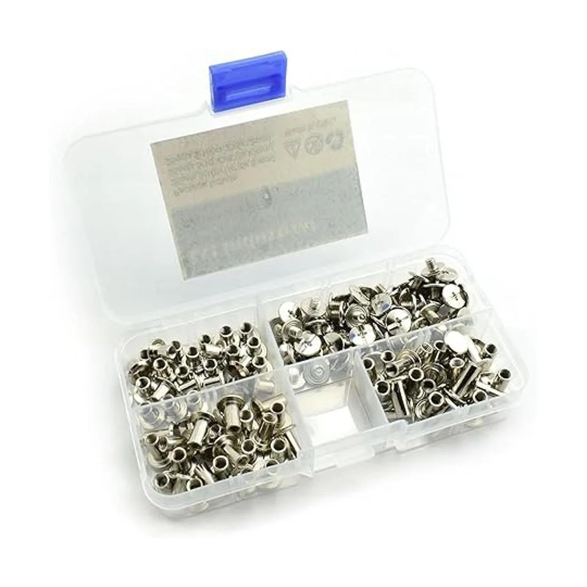 LQ Industrial Juego de 75 tornillos plateados M5 Chicago_5