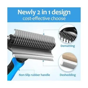 Rastrillo de capa inferior para perros cepillo de_2