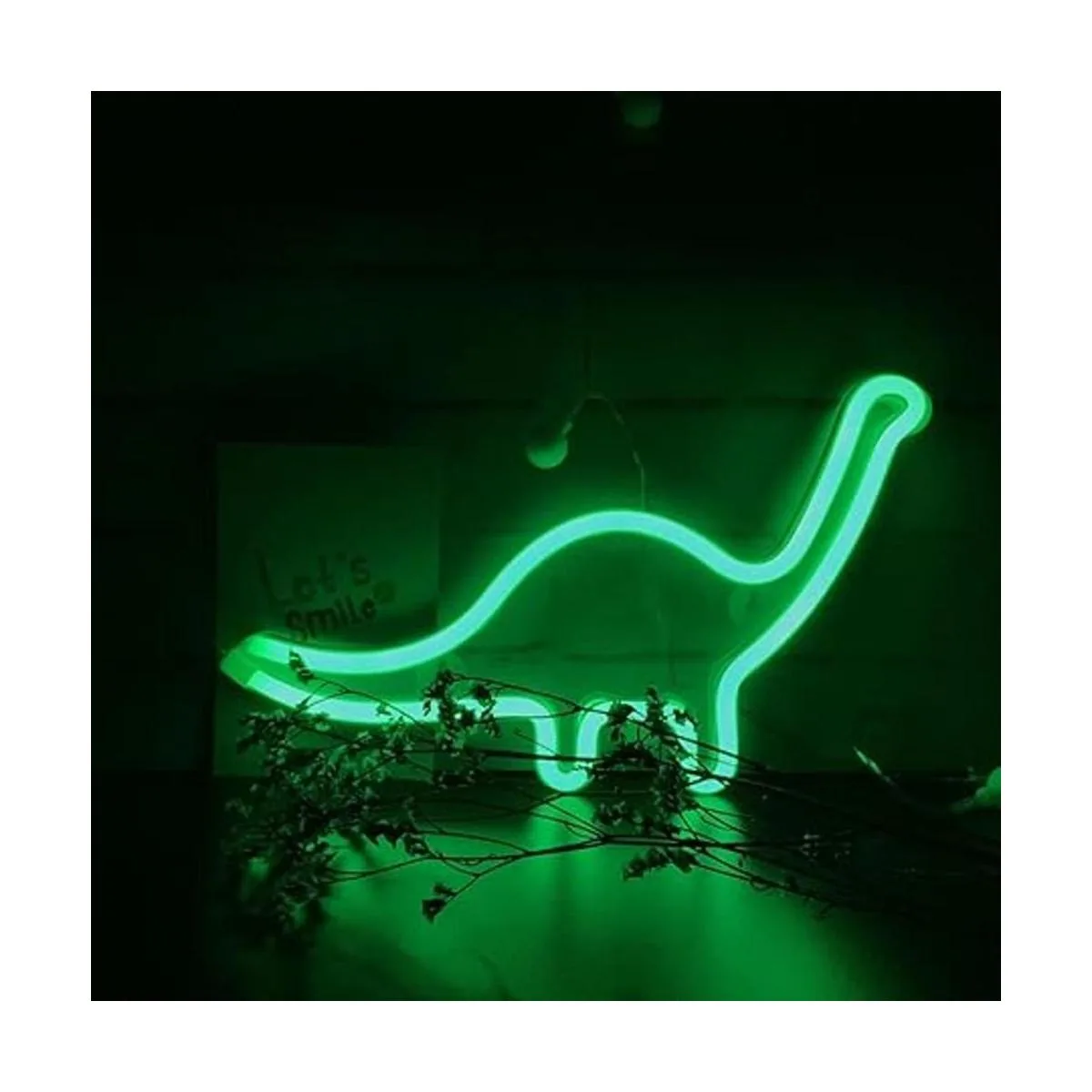 QiaoFei Nube de neón con luz LED lámpara de noche de_3