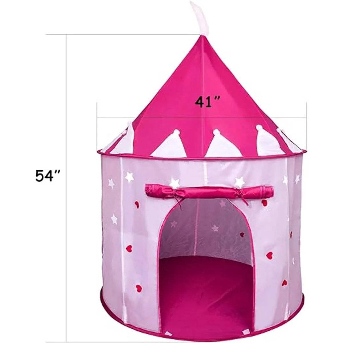 Tienda de campaña de juego de castillo de princesa con_5