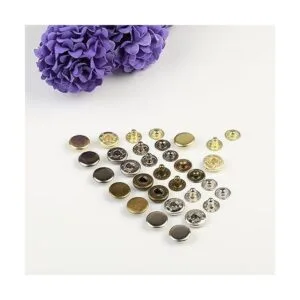 LANMOK Juego de 160 cierres de presión de metal duradero_4