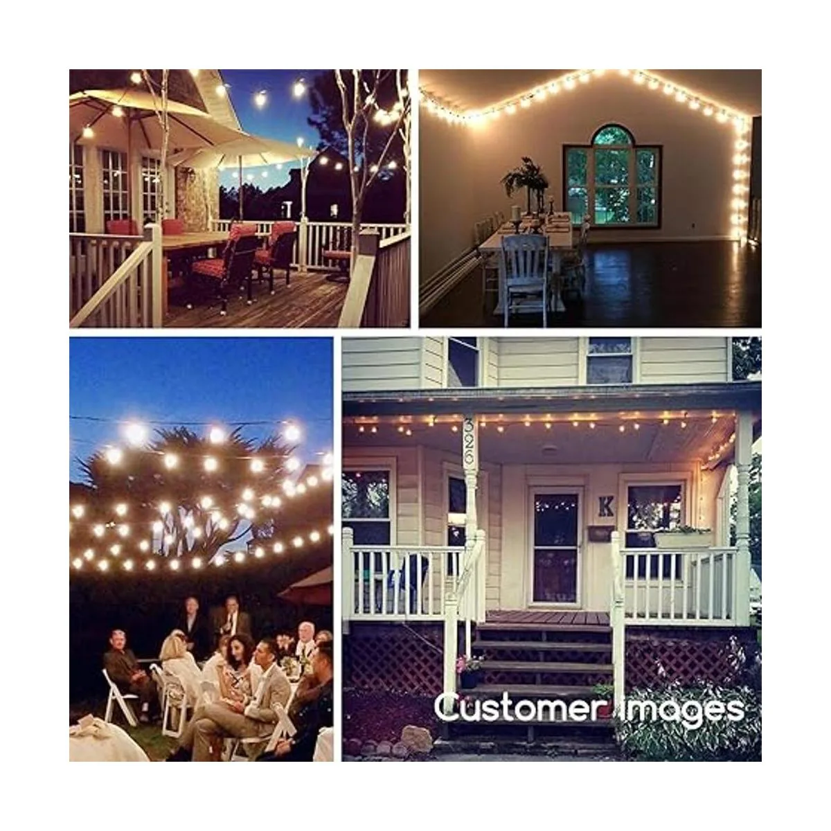 Brightown Candelabra Lote de 25 bombillas G40 con rosca_6