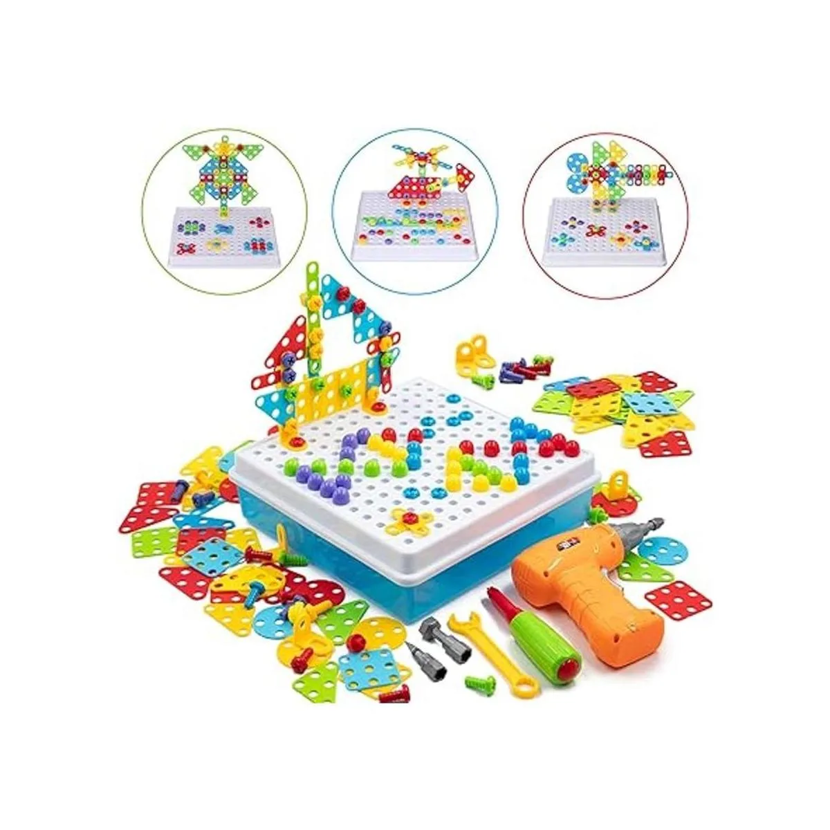 Juguete de perforación creativo con destornillador._4