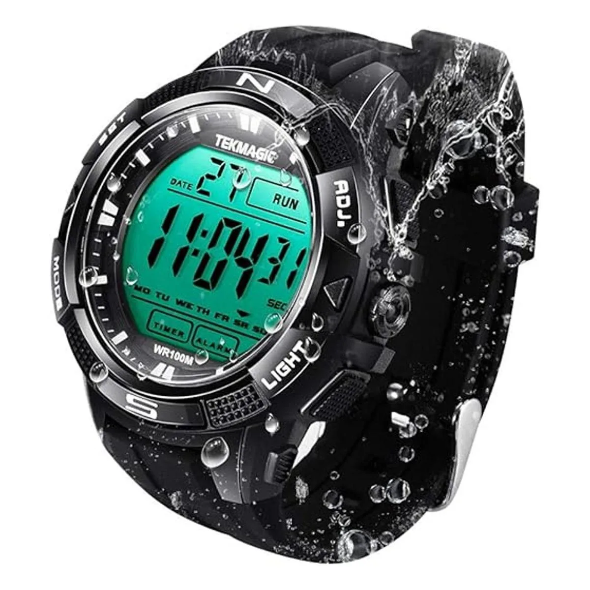 TEKMAGIC Reloj de buceo digital sumergible de 10 ATM_1