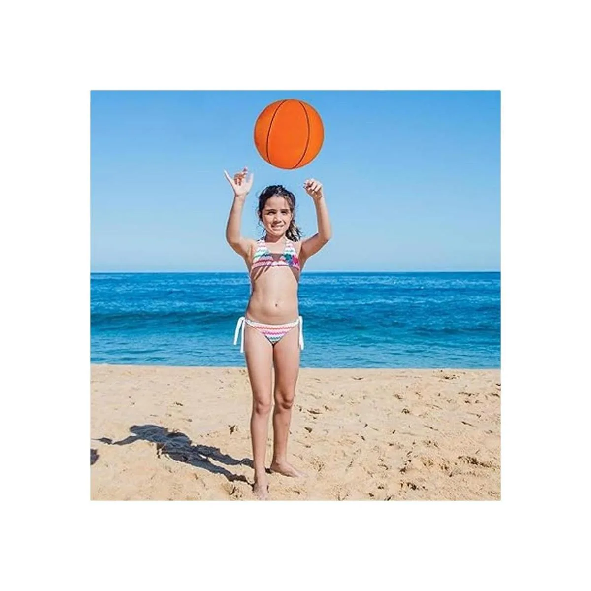 Bedwina Balones de baloncesto inflables de 16 pulgadas_4