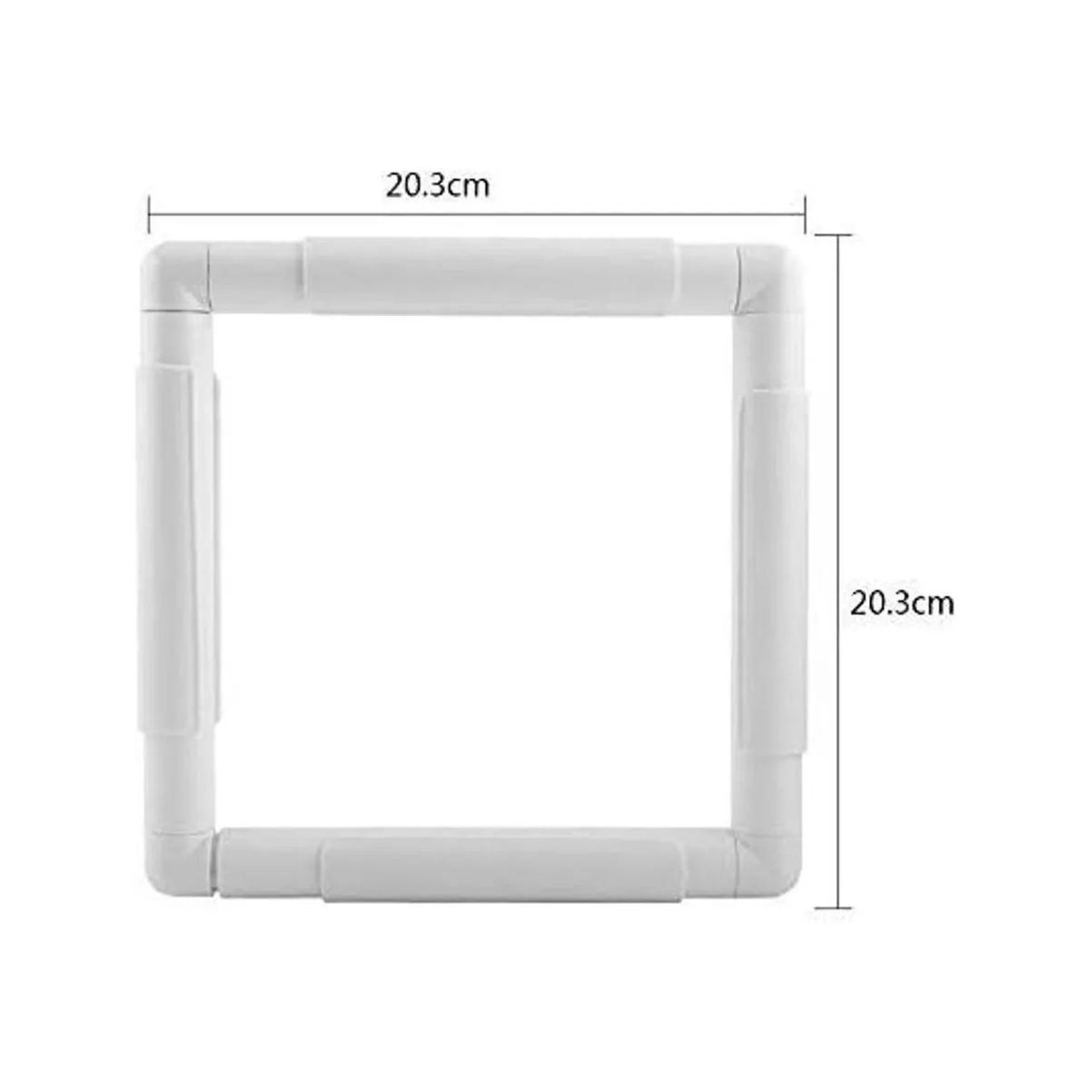Marco cuadrado rectangular de plástico con clip para_2