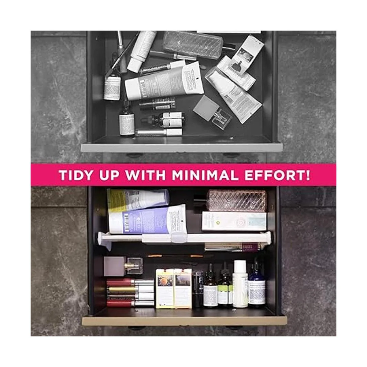 Divisores y organizador de 4 cajones organiza cubiertos y_7