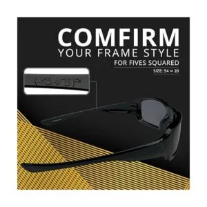 Dynamix Lentes de repuesto polarizadas para Oakley Fives_4