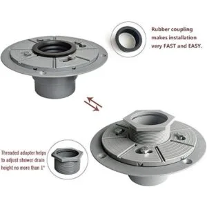 Neodrain El kit de base de drenaje de PVC incluye brida de_3