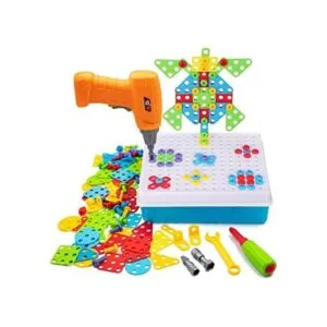 Juguete de perforación creativo con destornillador._1