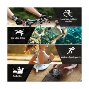 TEKMAGIC Reloj de buceo digital sumergible de 10 ATM_3