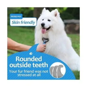 Rastrillo de capa inferior para perros cepillo de_4