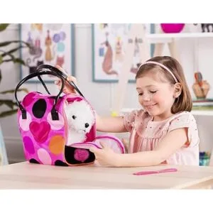 Pucci Pups by Battat Cachorro de peluche Bichon Frisé con_2