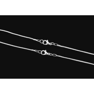 Collar de cadenas de serpiente 24 unidades chapado en_4