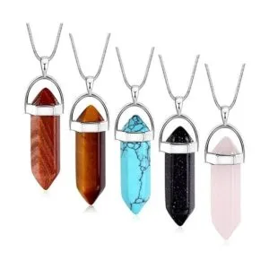 Collar de cadenas de serpiente 24 unidades chapado en_5