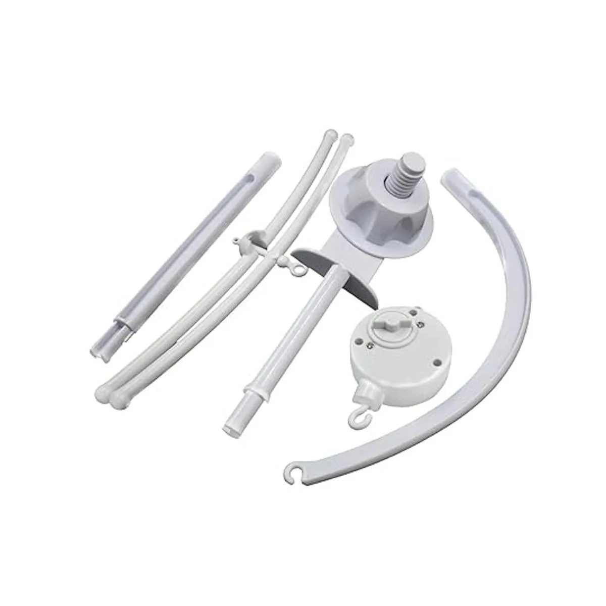 Caja de música móvil de 26 pulgadas de color blanco para_4