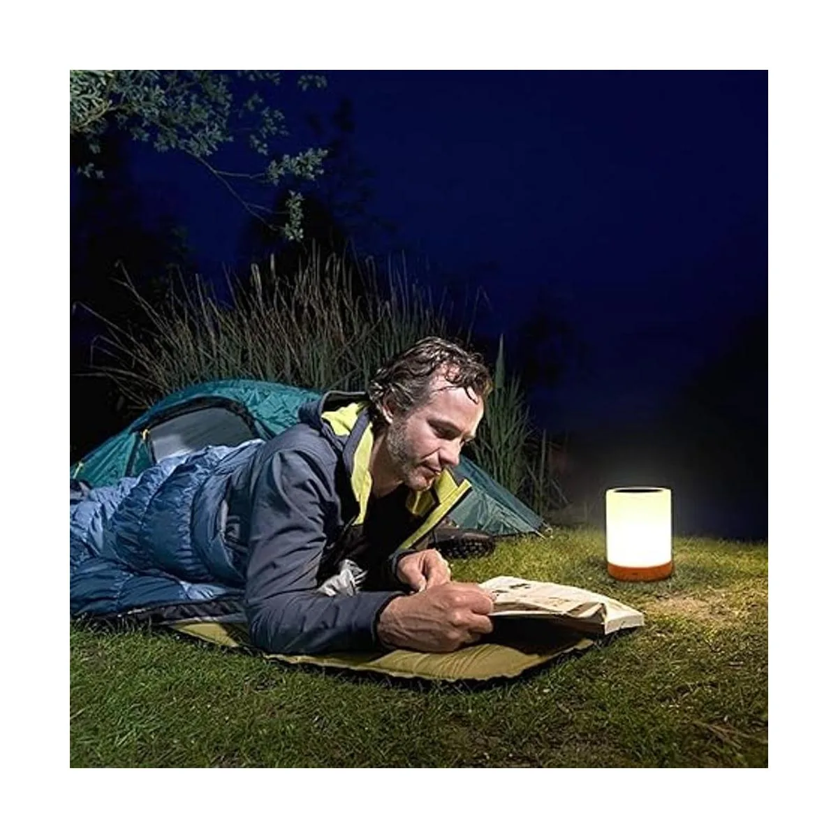 Luz nocturna lámpara táctil UNIFUN para dormitorios sala_4