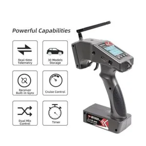 Radiolink RC6GS V3 Transmisor RC de 7 canales de 2.4 GHz_2