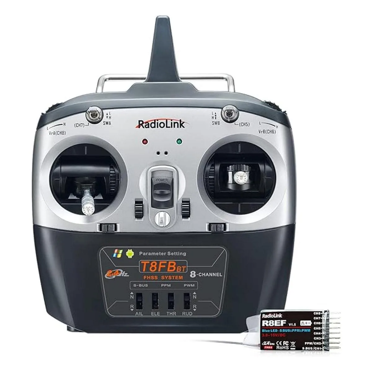 Radiolink T8FB Transmisor y receptor remoto R8EF de 24_1