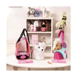 Pucci Pups by Battat Cachorro de peluche Bichon Frisé con_4