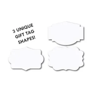Etiqueta de regalo navideña blanca mate 250 calcomanías_2