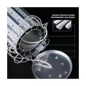 DooVii Paquete de 2 bombillas LED de maíz equivalente a_4