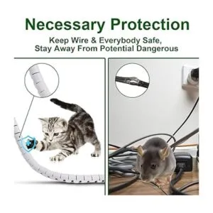 TITACUTE Organizador de tubo de cable funda de tubo en_4