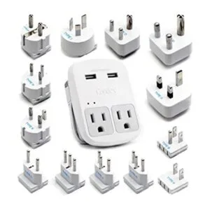 Ceptics World Kit de adaptador de enchufe internacional_1