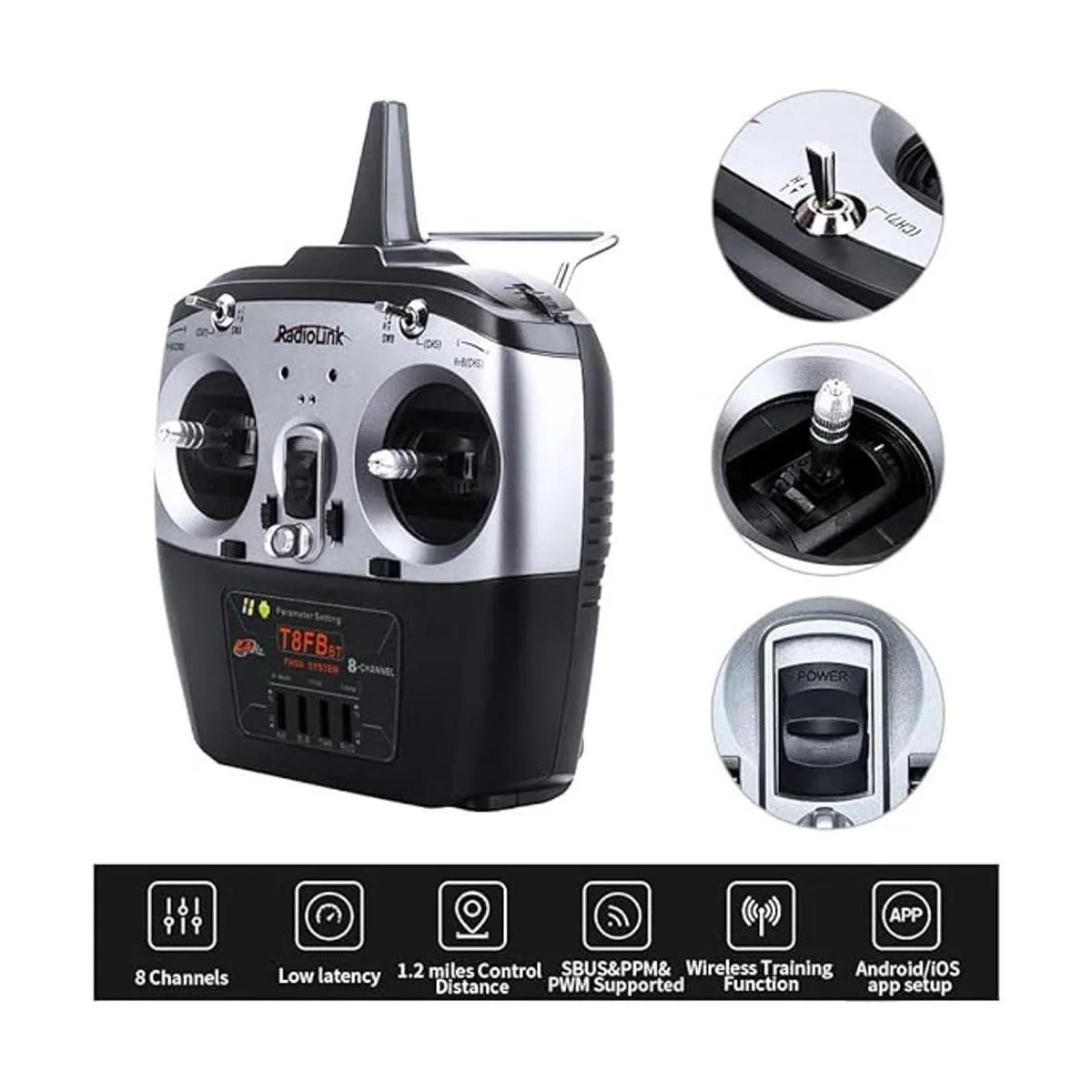 Radiolink T8FB Transmisor y receptor remoto R8EF de 24_2