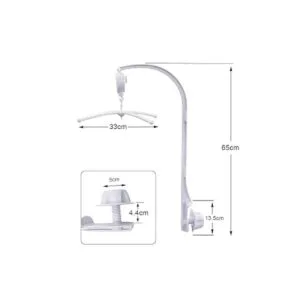 Caja de música móvil de 26 pulgadas de color blanco para_3