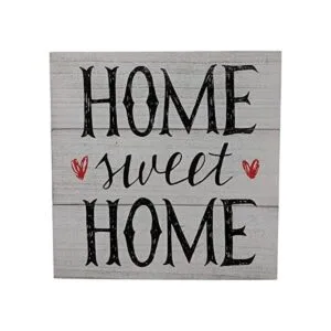 Giannas Home Placa de madera envejecida rústica con_1
