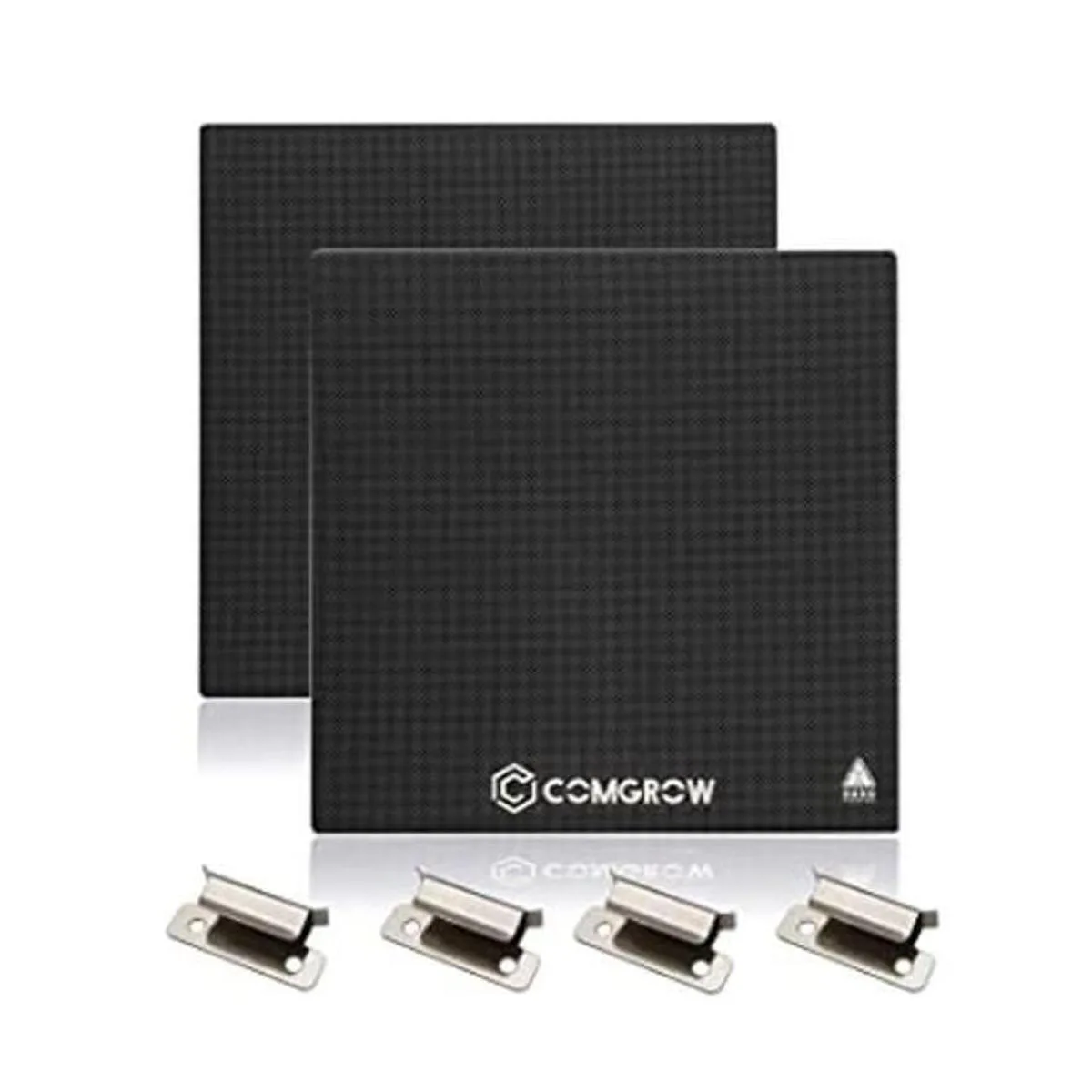 2 placas de vidrio templado mejoradas con clips de cama_1