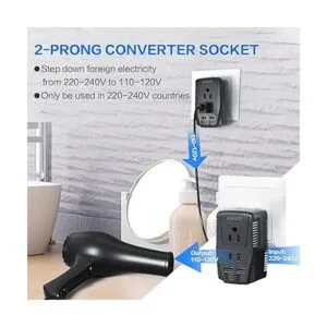 DoAce C11 Convertidor de voltaje de viaje de 2000 W para_4