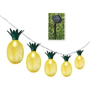 BIMEE Guirnalda de luces solares de piña de 15 pies 20_1