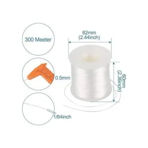 Pandahall 984.3 ft rollo de alambre de fibra elástica de_2