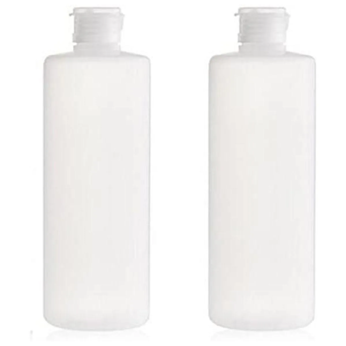 2 frascos vacíos rellenables de plástico transparente con_1